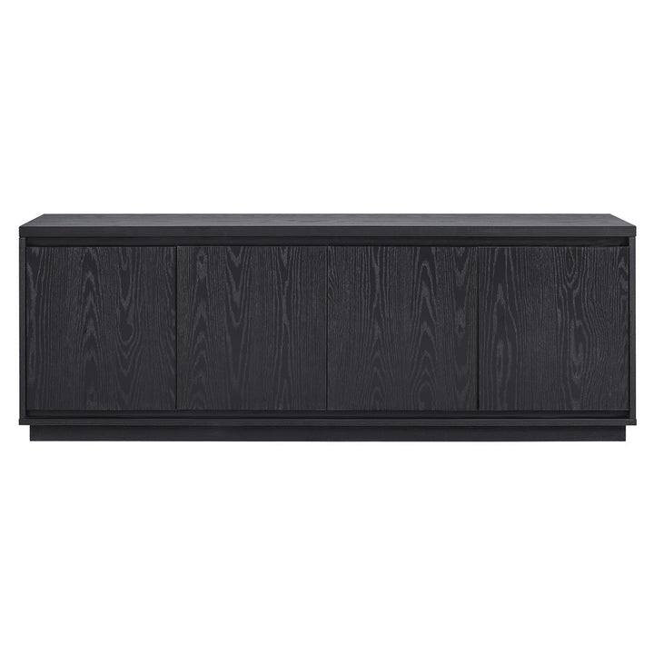 Presque TV Stand for TVs up to 78" Wade Logan® Color: Black Grain