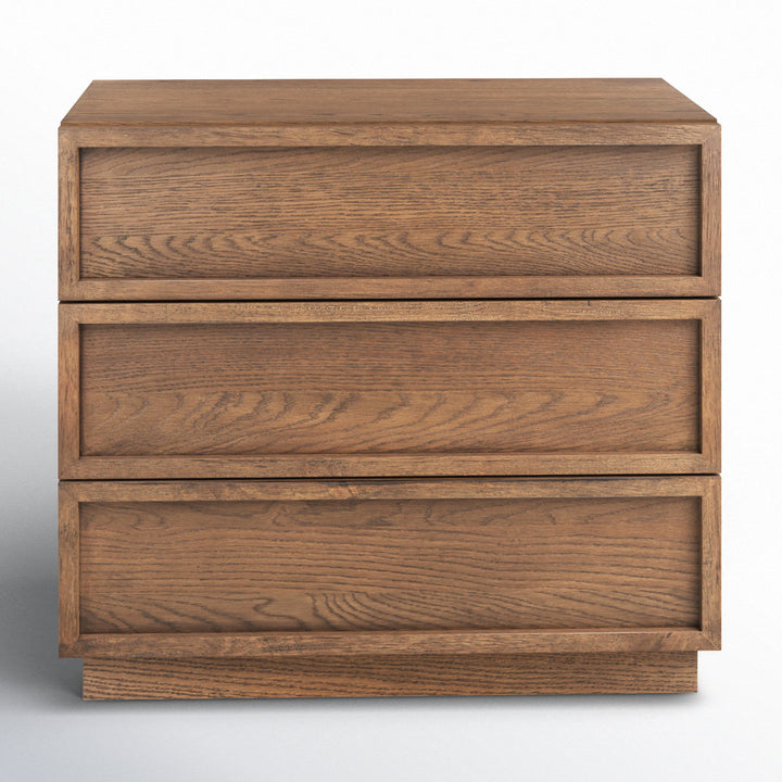 Hudson 3 - Drawer Dresser Joss & Main Color: Medium Oak