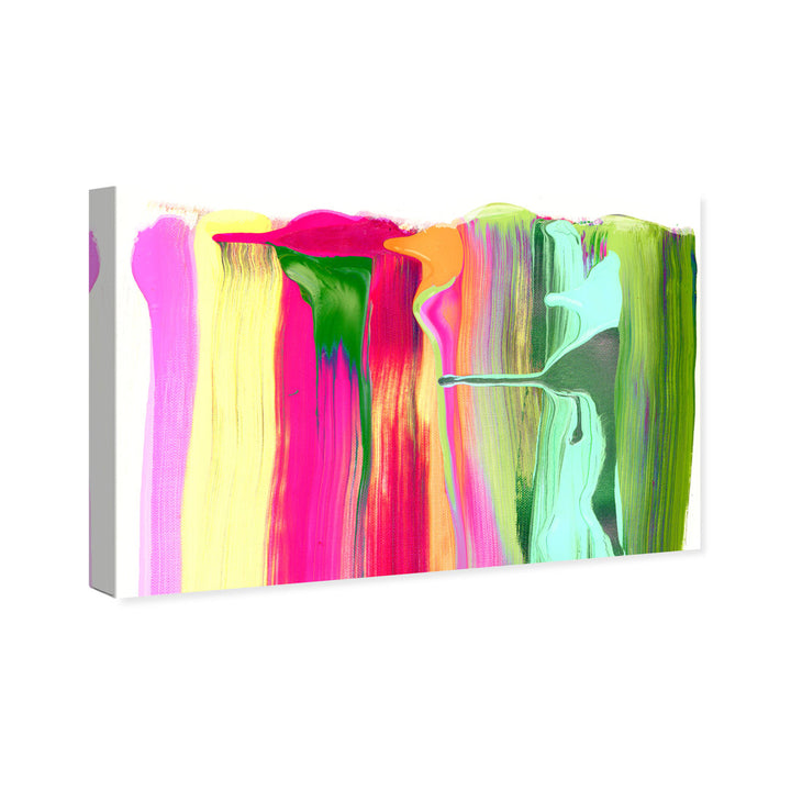 Abstract Come out to Play - Floater Frame Graphic Art Print on Canvas Wrought Studio™ Size: 10" H x 15" W x 1.5" D Format: Wrapped Canvas