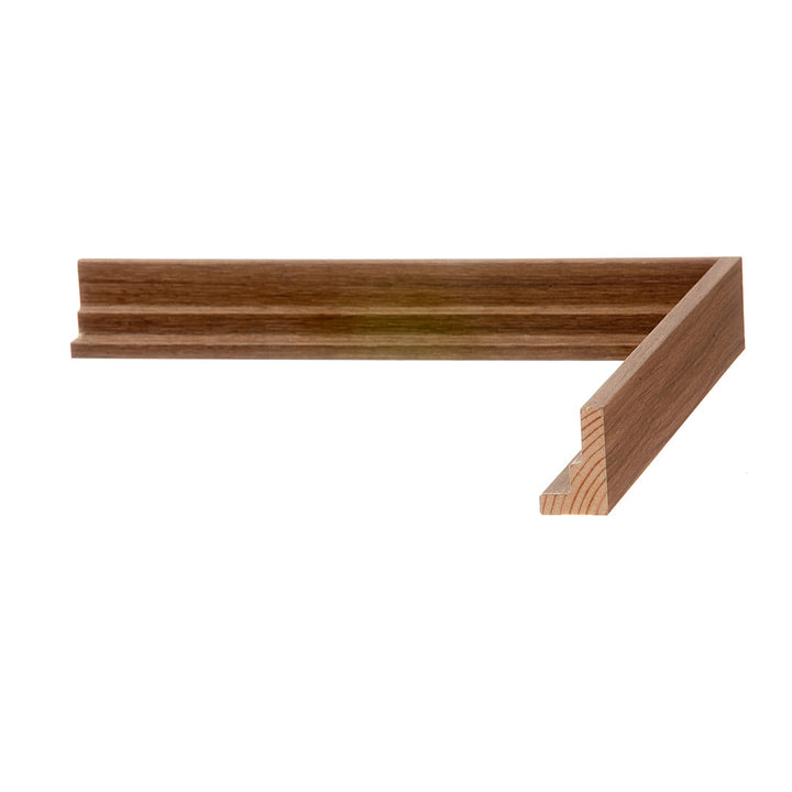 Beach Grass II Beachcrest Home™ Size: 12" H x 18" W x 1.25" D Format: Walnut Floater Framed, Mat Included: No