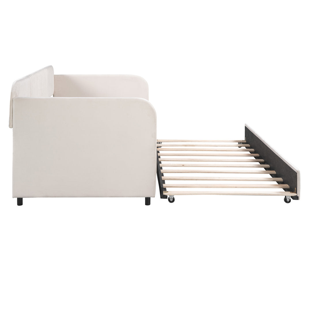Emeryville Daybed Everly Quinn Color: Beige