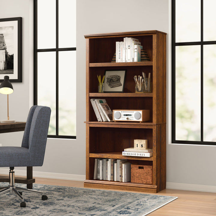 Alexsia 69.76" H x 35.28" W Standard Bookcase Lark Manor™ Color: Oiled Oak