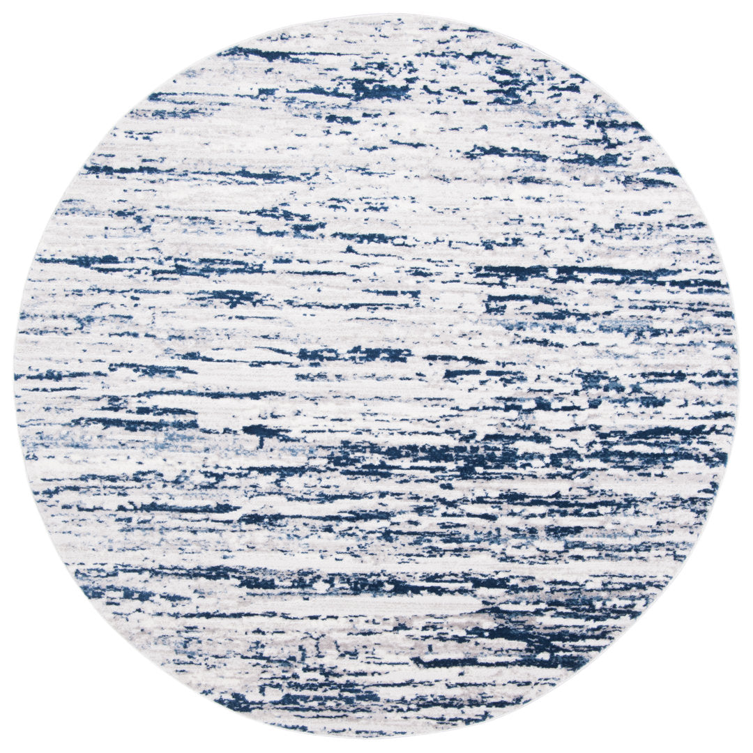 Greely 700 Performance Abstract Rug Highland Dunes Rug Size: Round 10'