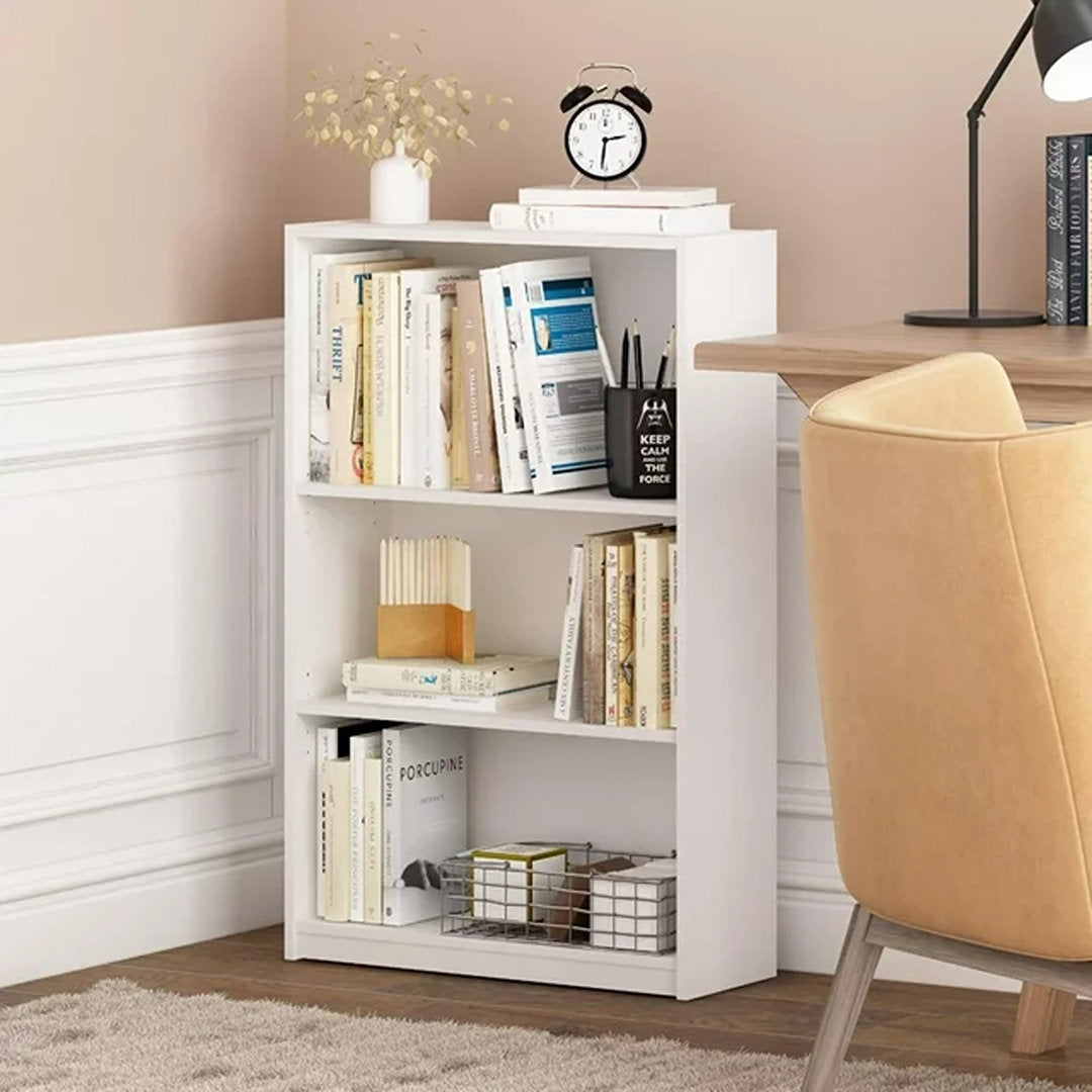 Lansing 40.3" H x 24.5"  W Standard Bookcase Ebern Designs Color: White