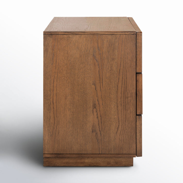 Hudson 3 - Drawer Dresser Joss & Main Color: Medium Oak