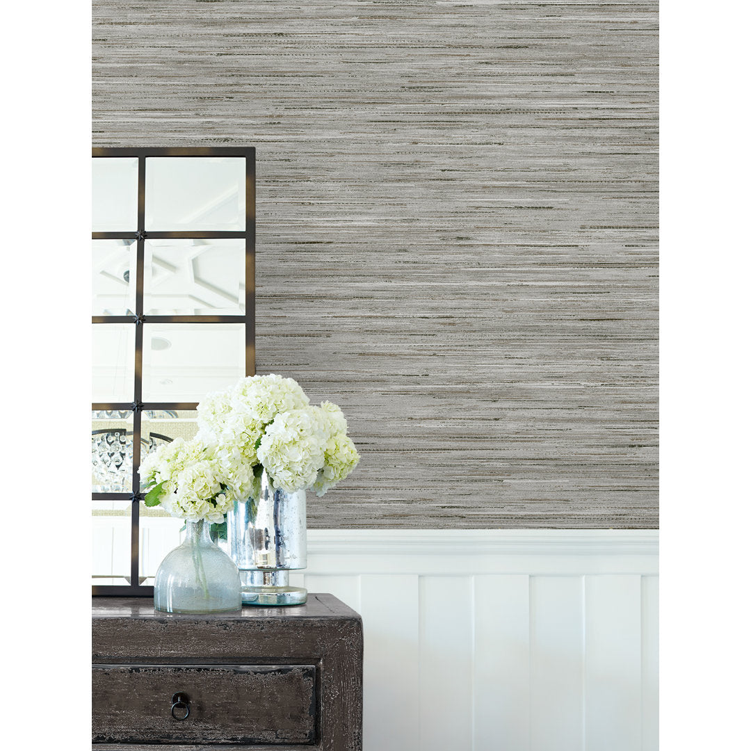 Arnod 27' L x 27" W 3D Embossed Wallpaper Roll Wade Logan® Color: Gray