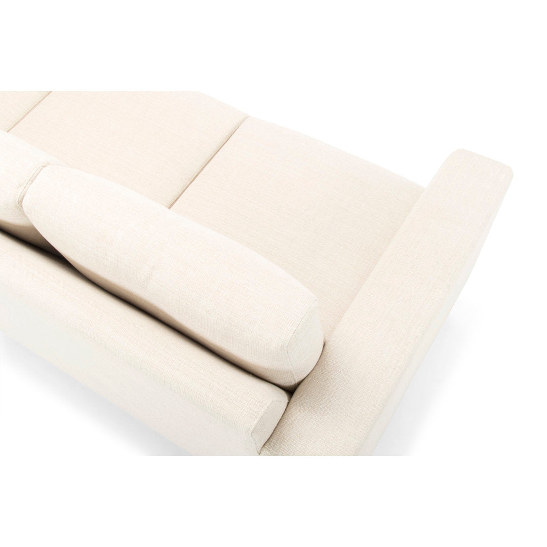 Clayton 84'' Upholstered Sofa Joss & Main Fabric: Venga Cream Performance Cross Weave