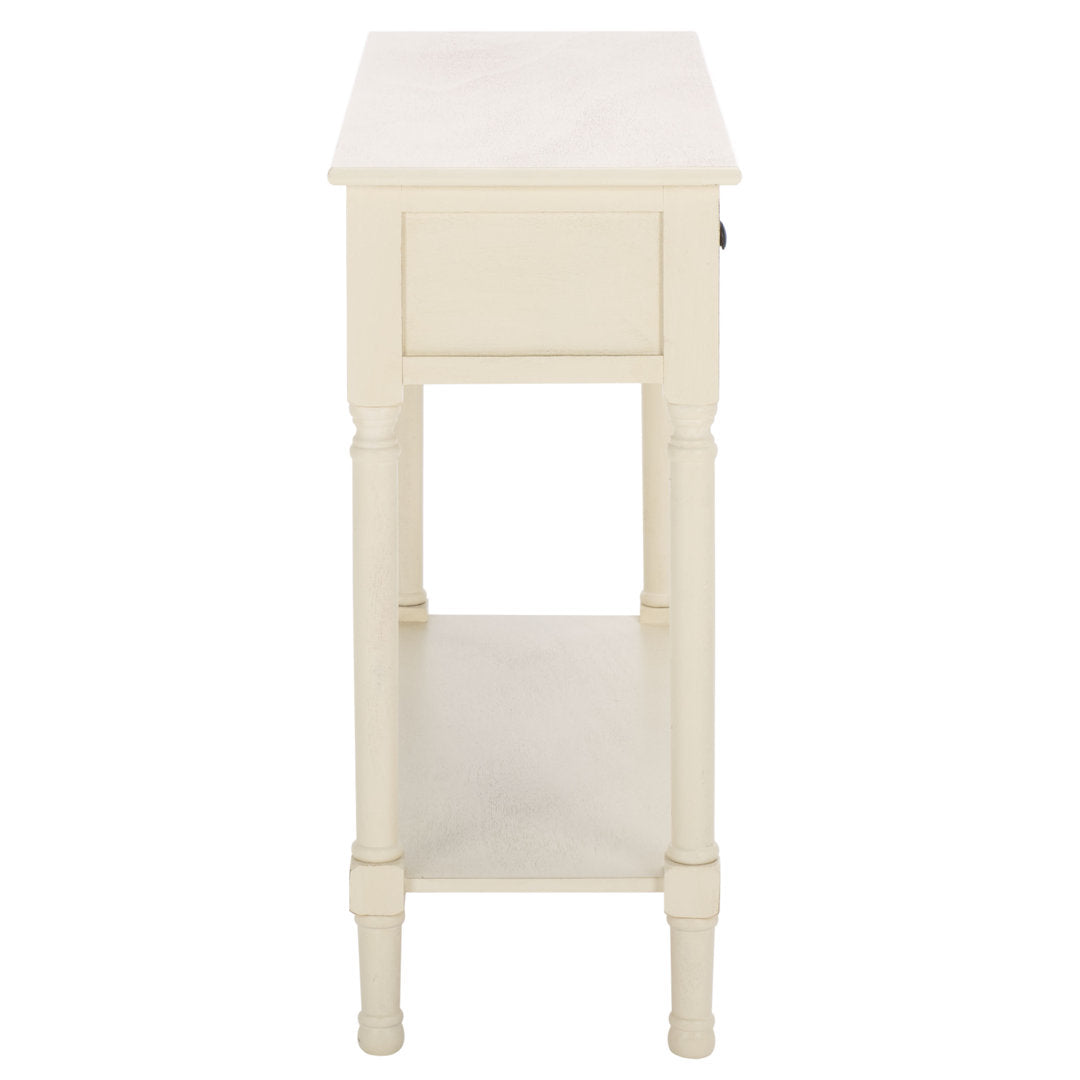 Amondre 36'' Console Table Highland Dunes Color: Distressed White
