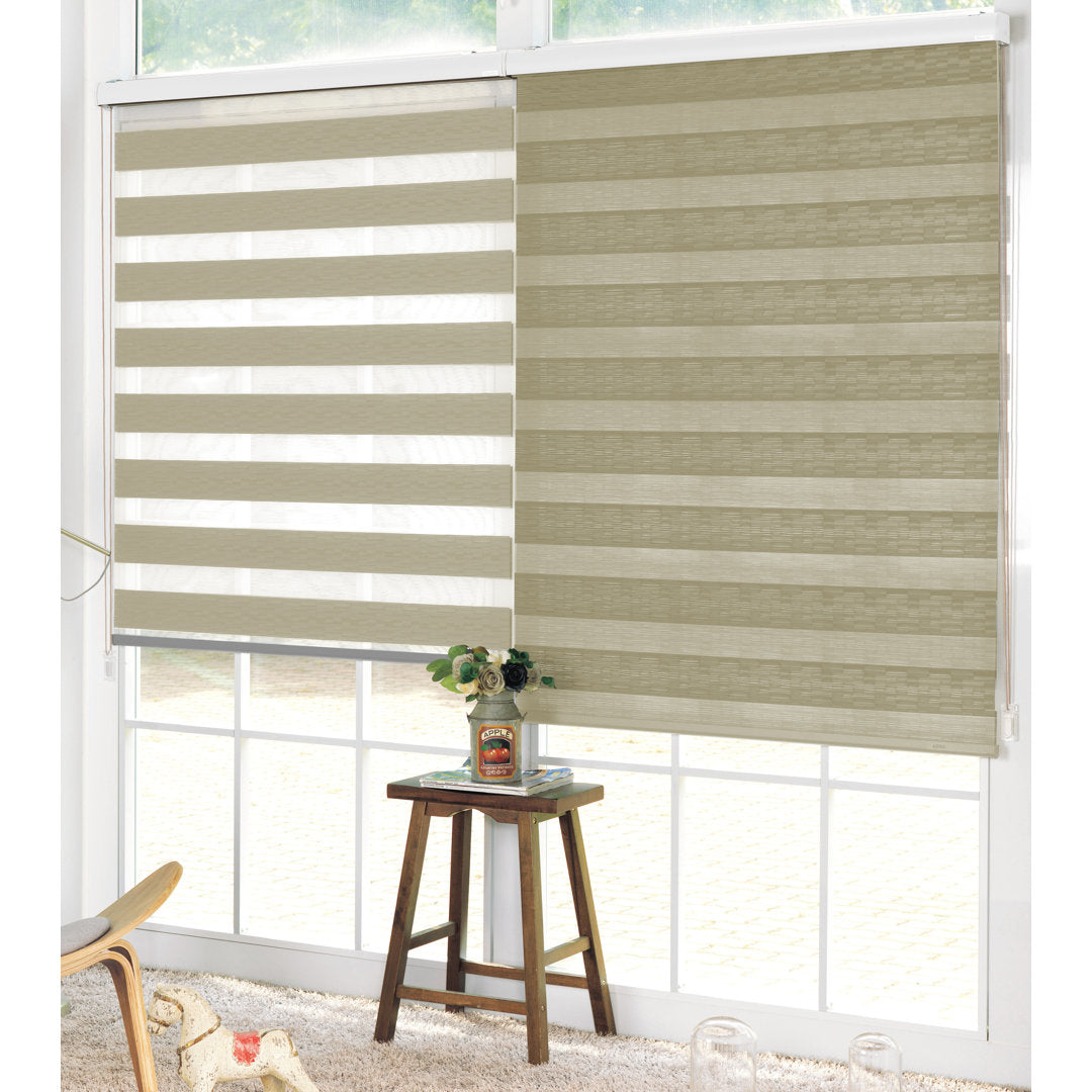 Robbe Semi-Sheer Roller Shade Wade Logan® Blind Size: 36"W x 84"L Finish: Taupe