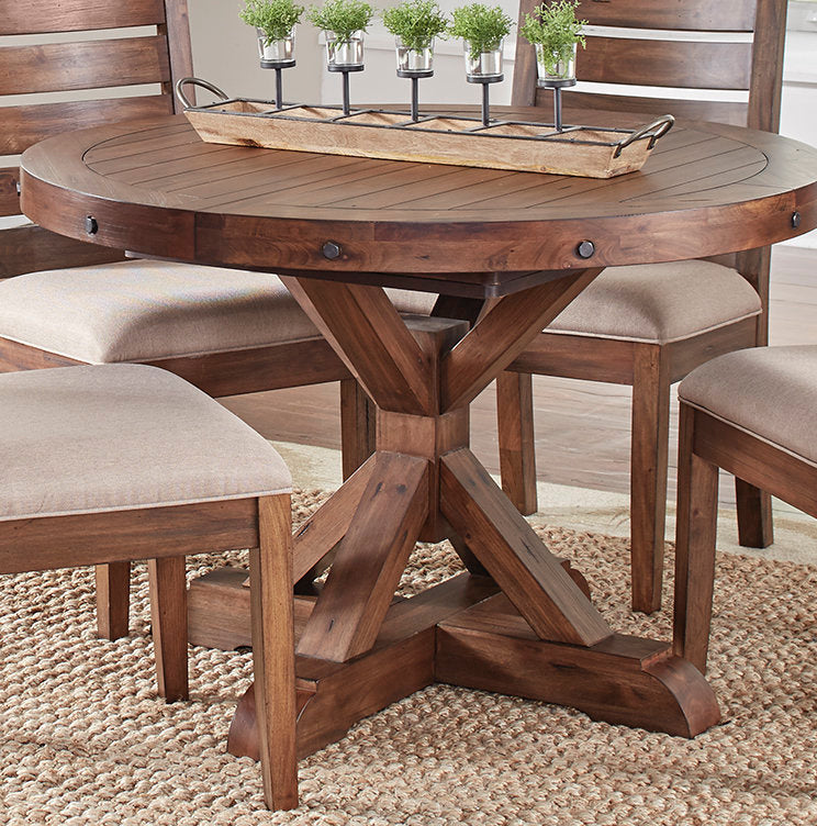 Trevion Solid Mahogany Dining Table Mistana™
