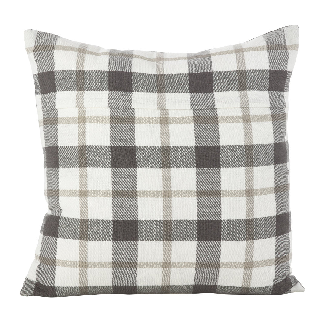 Yuri Cotton Square Pillow Cover & Insert Saro