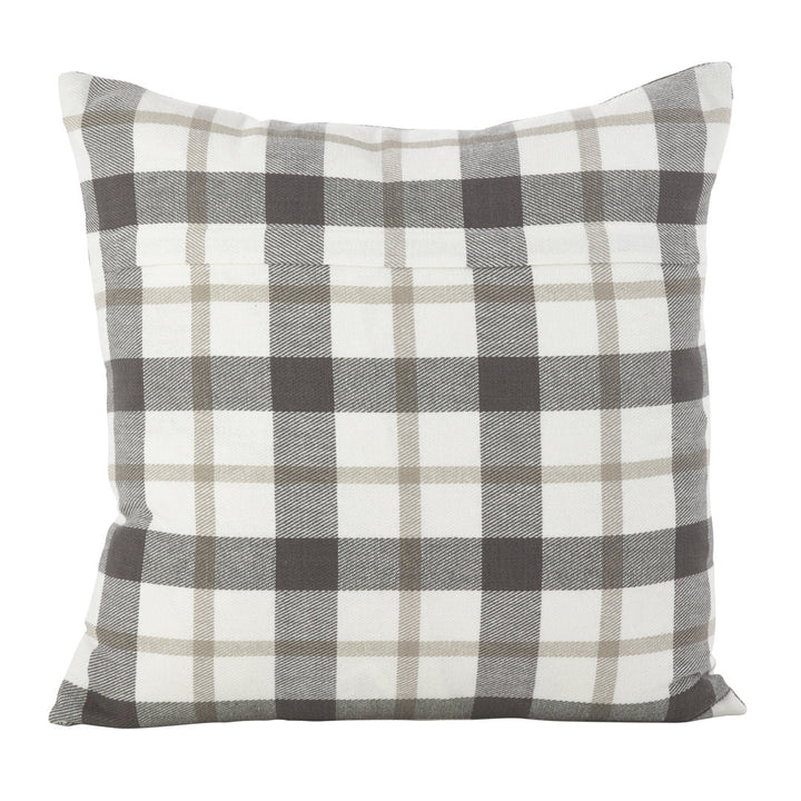 Yuri Cotton Square Pillow Cover & Insert Saro