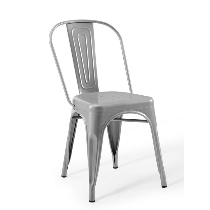 Promenade Bistro Dining Side Chair by Modway (Set of 2) Modway Color: Silver