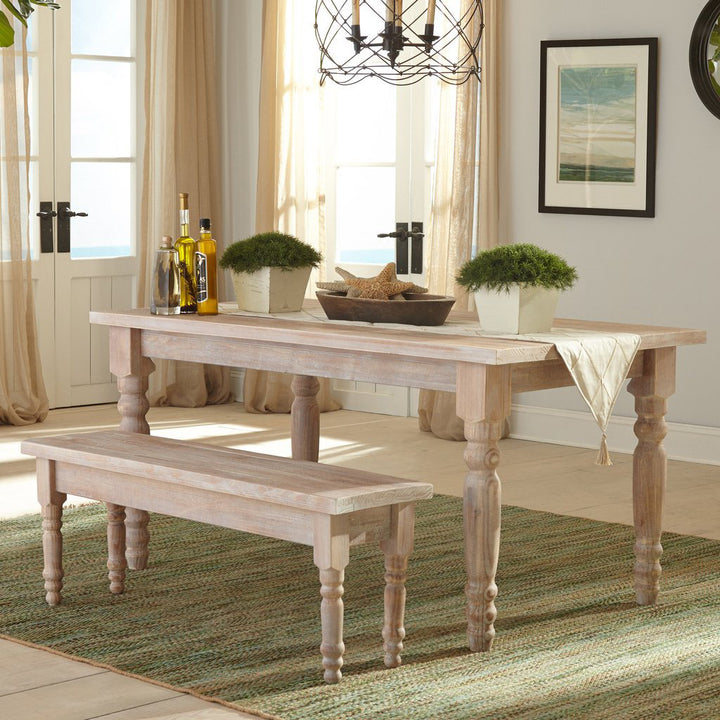 Valerie Dining Table Grain Wood Furniture Color: Driftwood