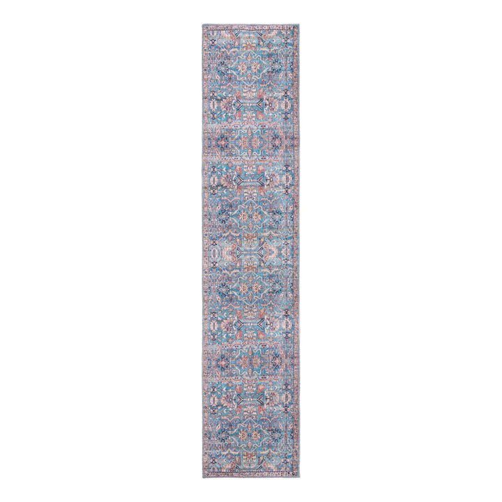 Enger Blue Area Rug Mistana™ Rug Size: Runner 2'7" x 12'