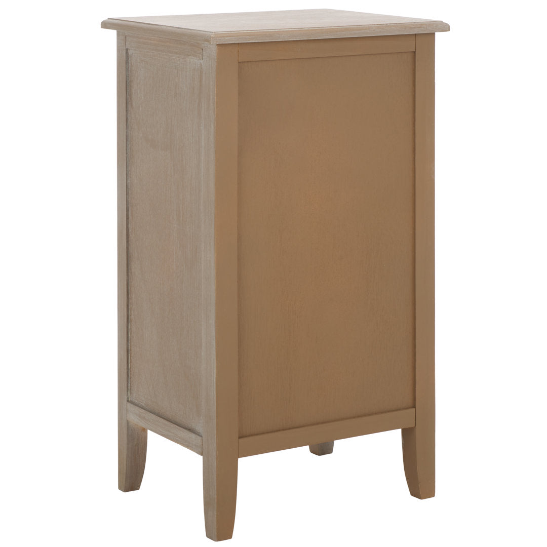Santa Cruz End Table with Storage Breakwater Bay Color: White Washed