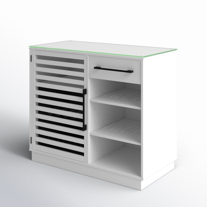 Williford Refrigerated Cooler Bar Cabinet Wade Logan® Color: White