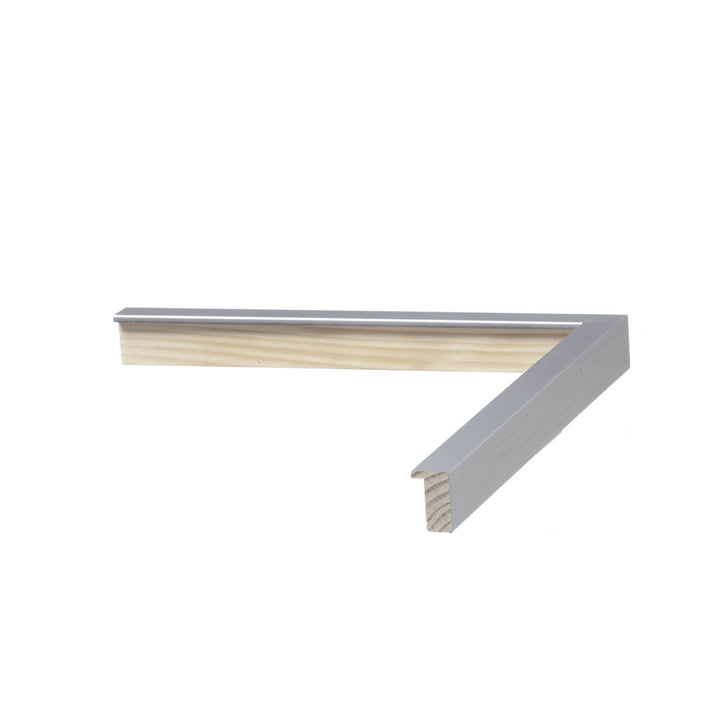 Geo Abstract III Neutral by Becky Thorns - Print on Canvas Mercury Row® Size: 48" H x 32" W   Format: Silver Framed Print, Mat Included: No