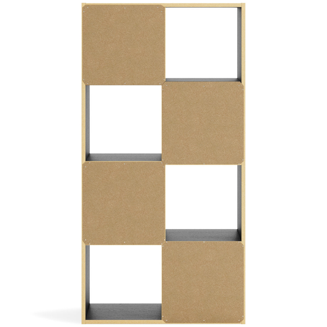 Tobiah Cube Bookcase Sunside Sails Color: Black Size: (8 Shelves) 47" H x 24" W x 12" D