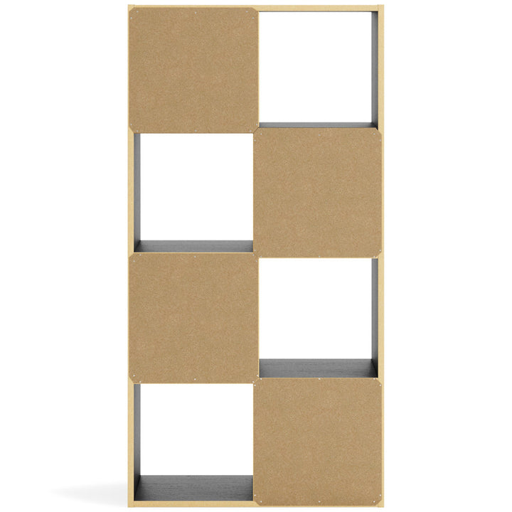 Tobiah Cube Bookcase Sunside Sails Color: Black Size: (8 Shelves) 47" H x 24" W x 12" D