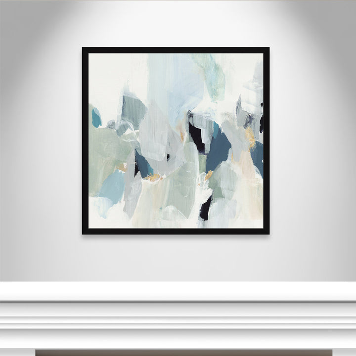 Little Talks II by Isabelle Z - Picture Frame Print on Canvas Casa Fine Arts Size: 37" H x 37" W x 0.75" D Format: Satin Black Picture Framed Paper