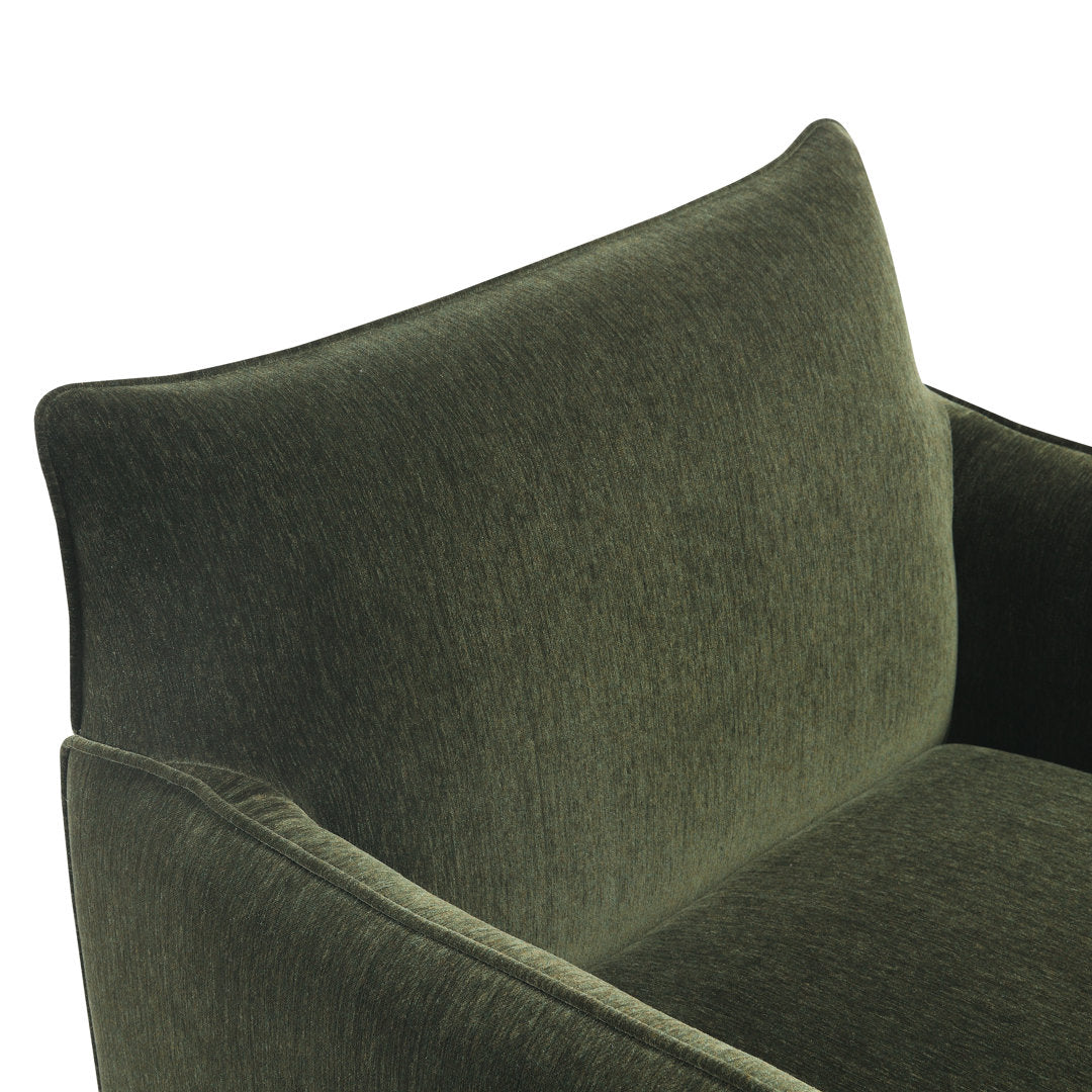 Fidelius 29.3'' Wide Armchair Everly Quinn Body Fabric: Green 100% Polyester