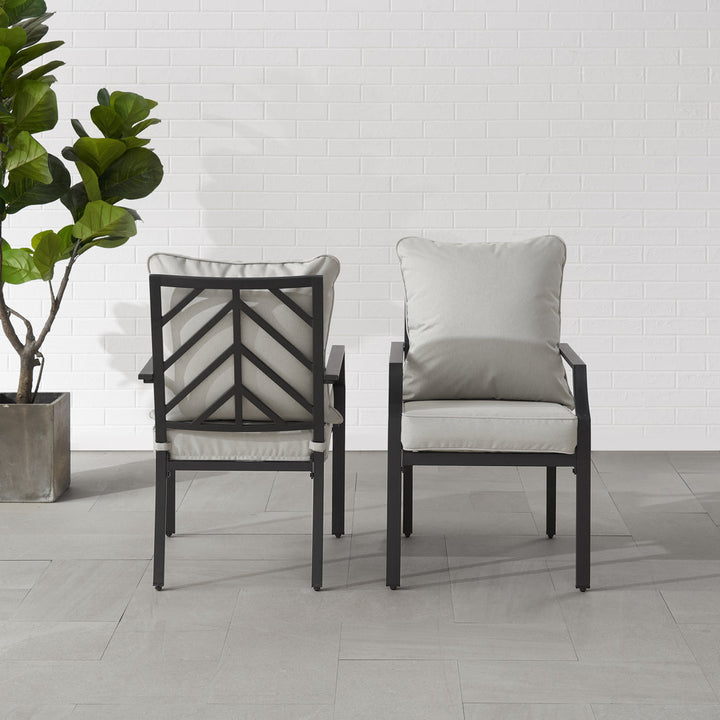 Tollstrup Patio Dining Armchair with Cushion (Set of 2) Wildon Home®