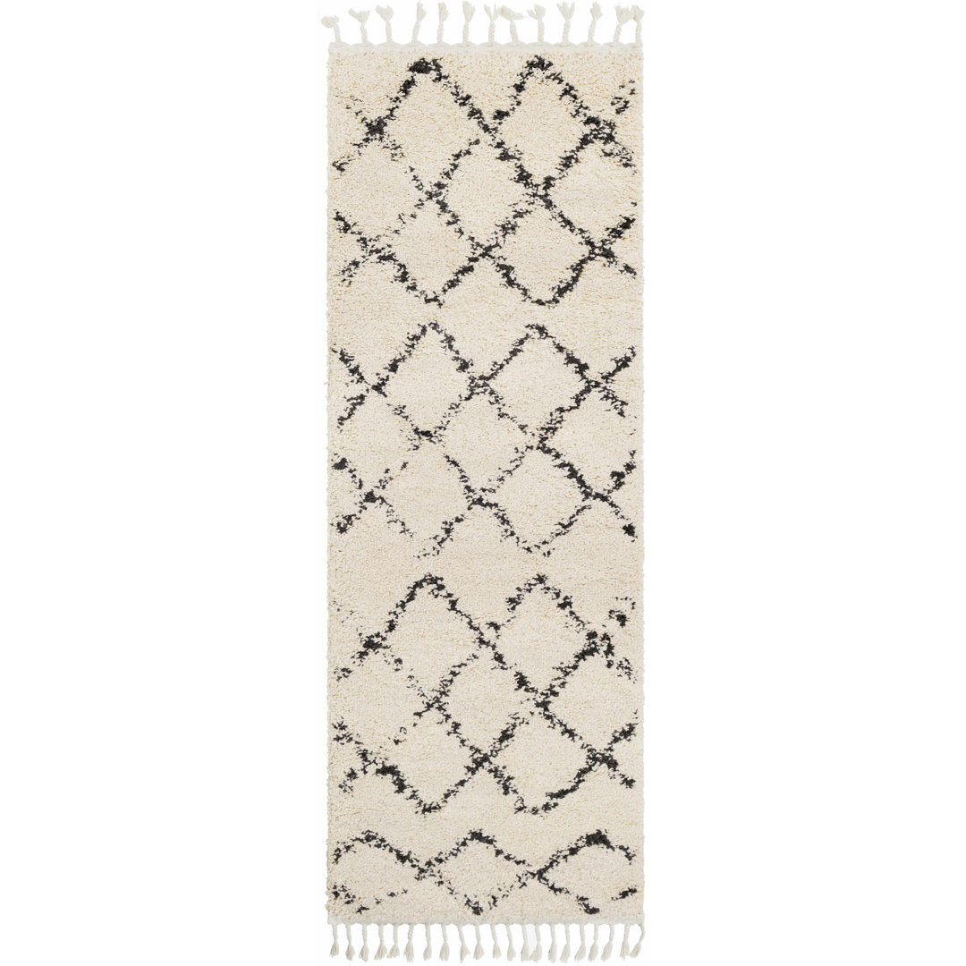 Adeife Moroccan Beige Area Rug Foundry Select Rug Size: Runner 2'7" x 7'3"