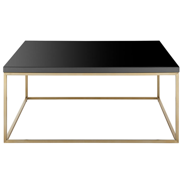 Adilson Coffee Table Wade Logan® Color: Black/Gold