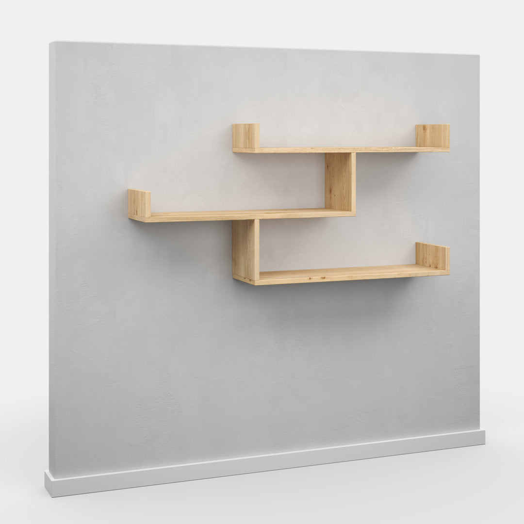 Ramage 3 Piece Accent Shelf Mercury Row® Finish: Oak