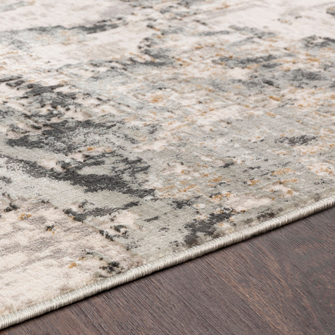 Maddux Power Loom Charcoal Rug Trent Austin Design® Rug Size: Rectangle 9'3" x 12'3"