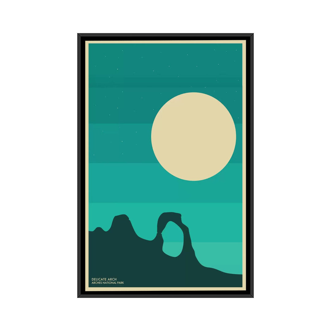 Arches Graphic Art on Wrapped Canvas Union Rustic Mat Color: No Mat Size: 40" H x 26" W x 0.75" D Format: Wrapped Canvas