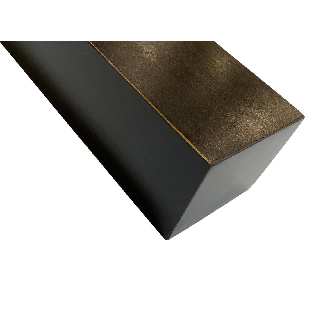 Cecilia Fireplace Shelf Mantel Millwood Pines Size (Depth x Front x Back): 6" D Shelf Length: 48", Finish: Distressed Black