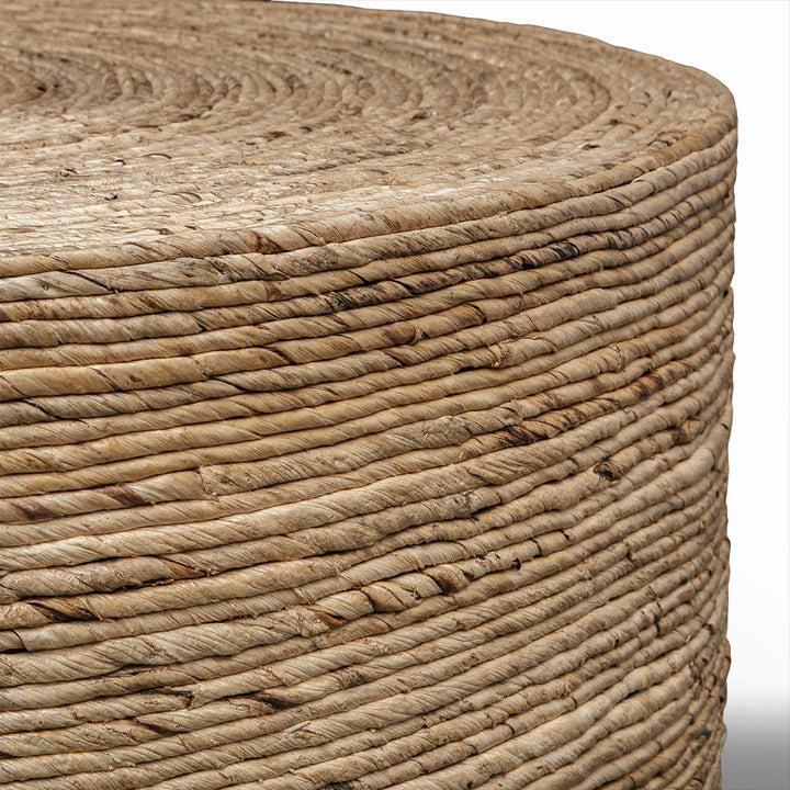 Evana Woven Drum Coffee Table Birch Lane™
