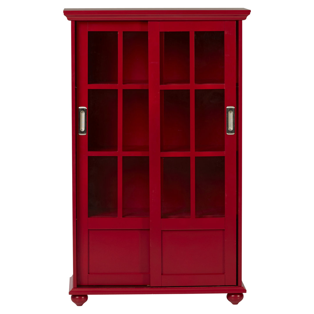 51" H x 31.75" W Standard Bookcase Andover Mills™ Color: Red
