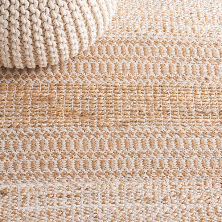 Sorrell Geometric Flatweave Ivory/Natural Area Rug Laurel Foundry Modern Farmhouse® Rug Size: Rectangle 9' x 12'