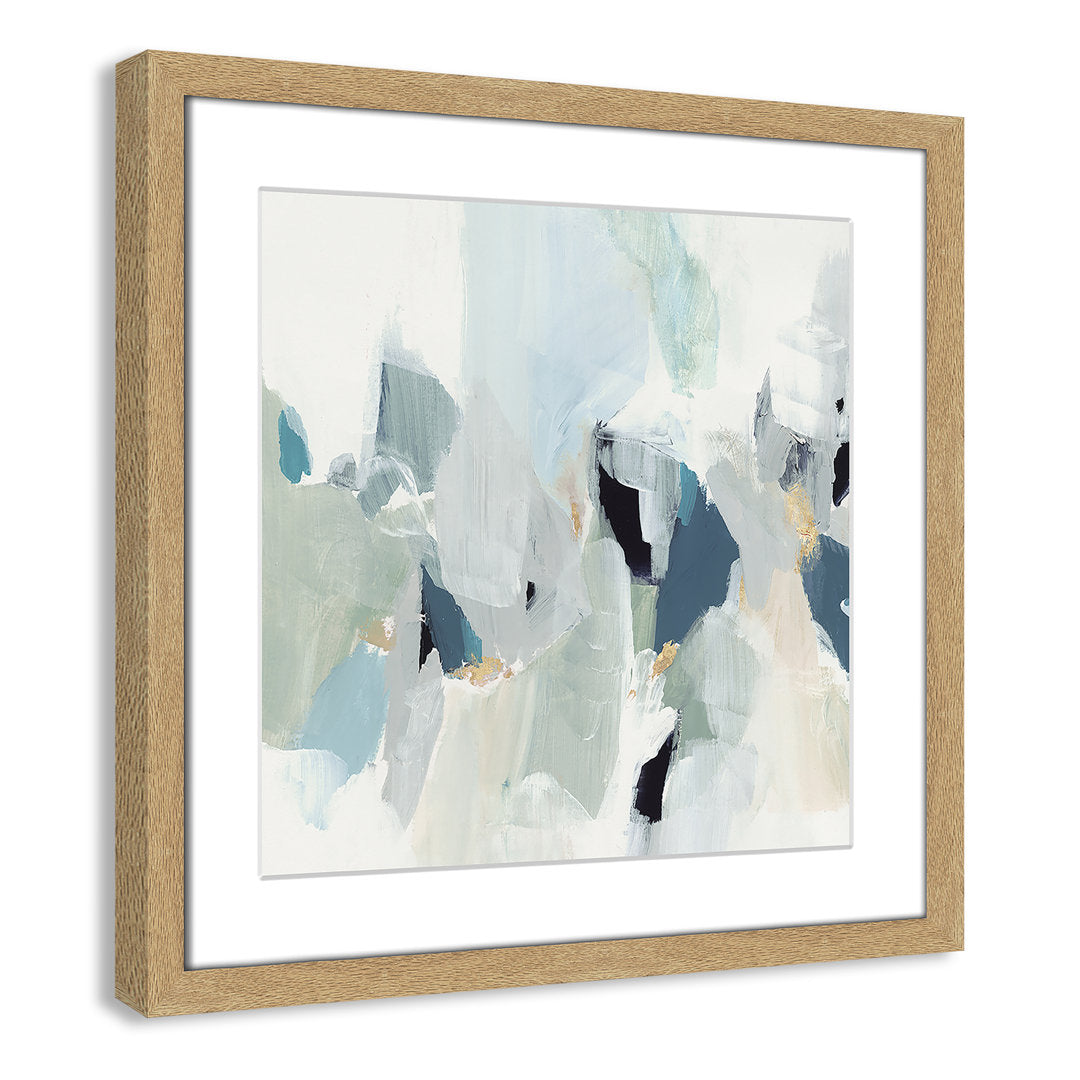 Little Talks II by Isabelle Z - Picture Frame Print on Canvas Casa Fine Arts Size: 17" H x 17" W x 1.25" D Format: Natural Picture Framed Paper