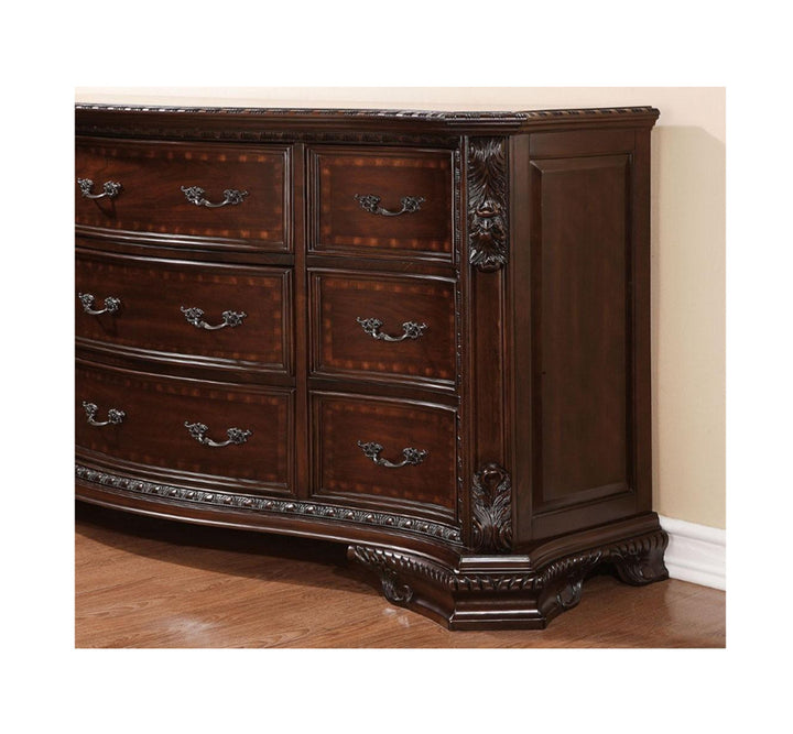 Leanne 9 Drawer Double Dresser Canora Grey