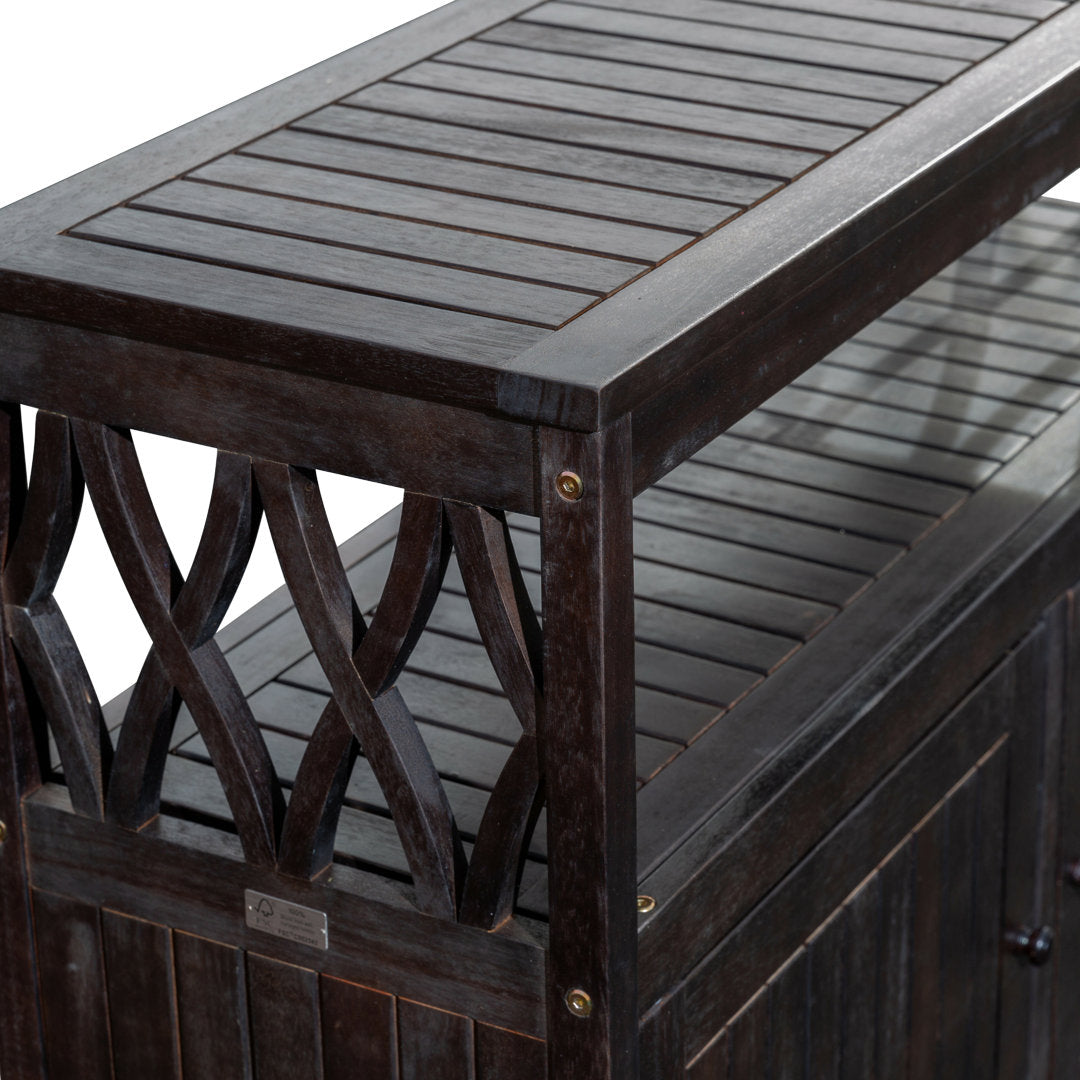 Buecker Wooden Buffet and Console Table Highland Dunes Color: Espresso