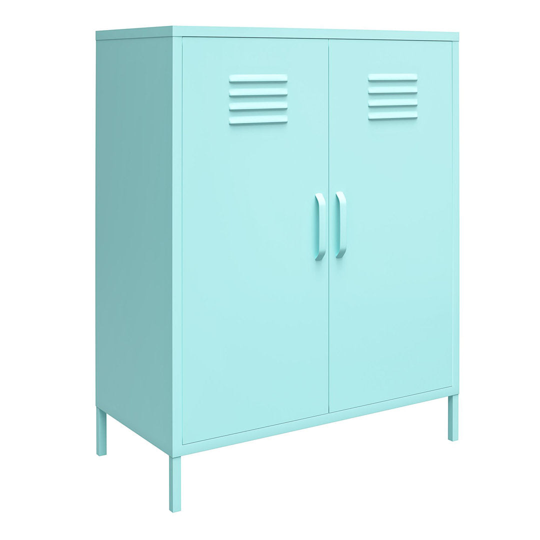 Cache 2 - Door Metal Accent Cabinet Novogratz Color: Mint