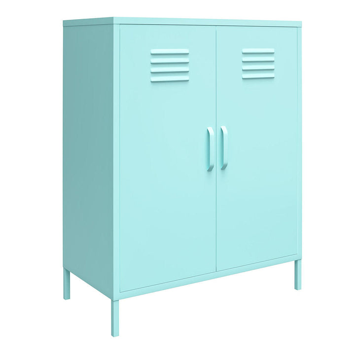 Cache 2 - Door Metal Accent Cabinet Novogratz Color: Mint