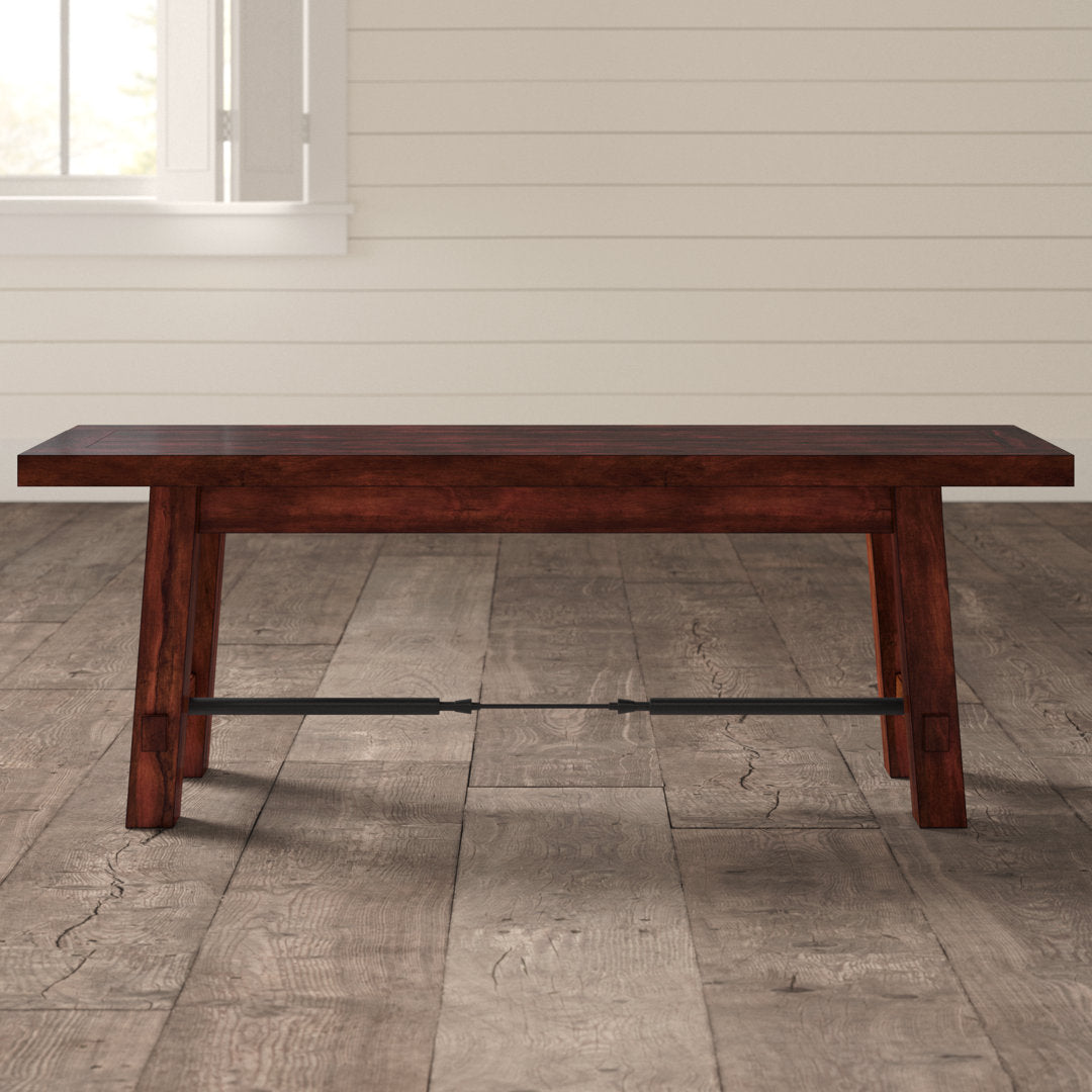 Husnayn Solid Wood Bench Union Rustic