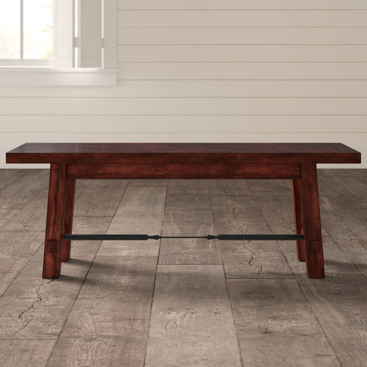 Husnayn Solid Wood Bench Union Rustic