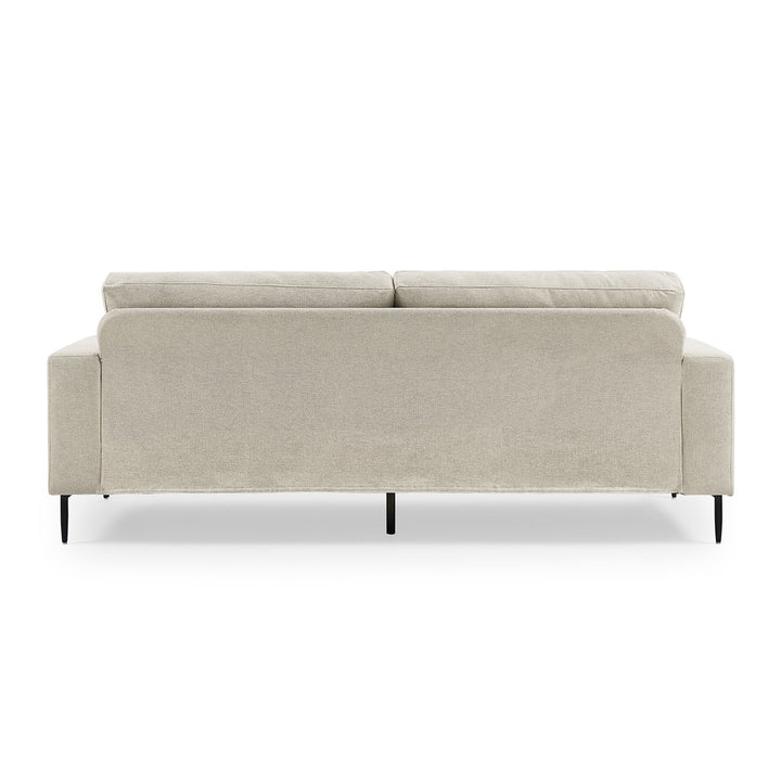 Jeses MINIMORE Modern Style Etta 84.3" Mid-Century Modern Design Sofa Corrigan Studio® Fabric: Off White Linen Blend