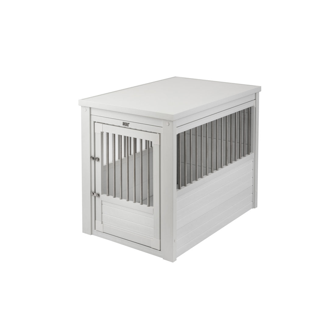 Southwick ECOFLEX® Furniture-Style Dog Crate – End Table Design Archie & Oscar™ Color: Antique White Size: Large (28" H x 24" W x 35.4" D)
