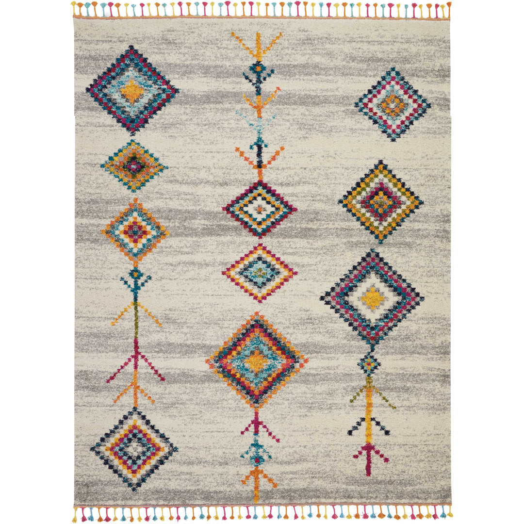 Raul Gray/Beige Rug Mistana™ Baby & Kids Rug Size: Rectangle 8'10" x 12'