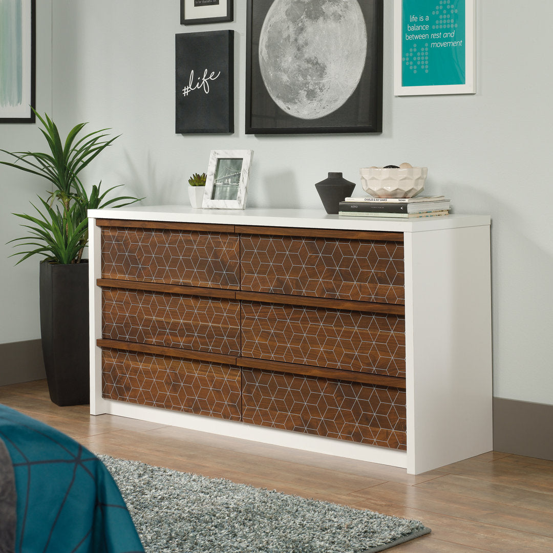 Holtzlander Double Dresser Union Rustic Color: Soft White