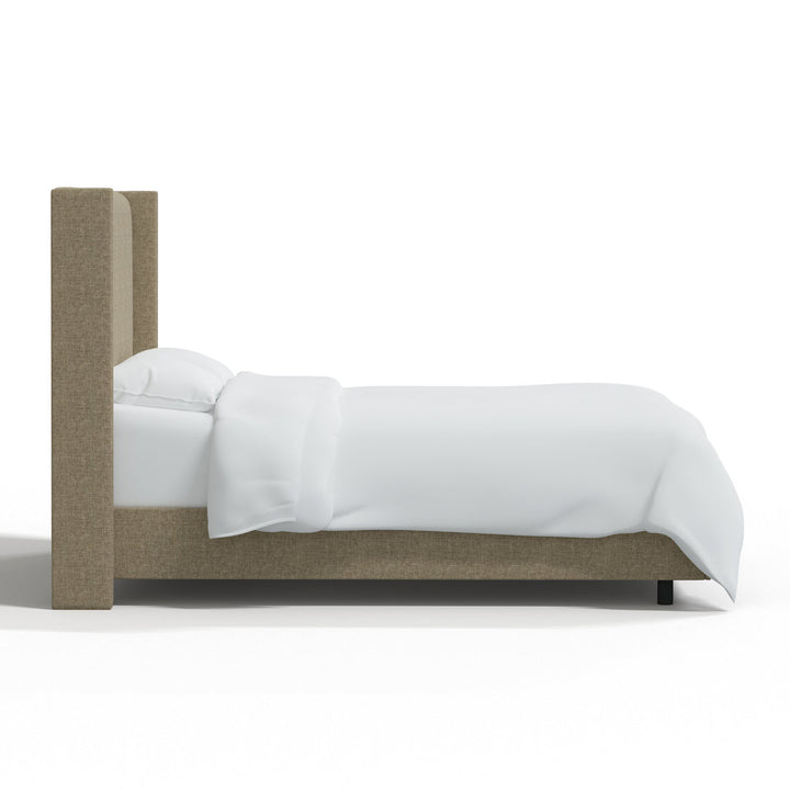 Hanson Upholstered Standard Bed Joss & Main Color: Zuma Natural Textured Linen Size: King