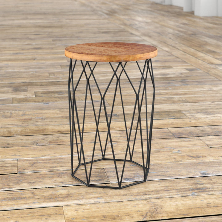 Lupi Drum End Table Mercury Row®
