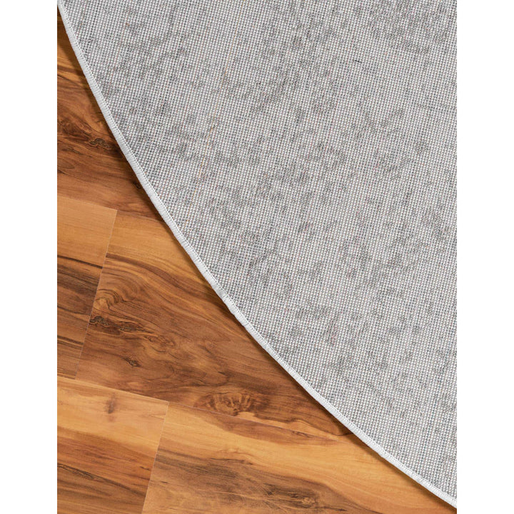 Brandt Floral Gray Area Rug Mistana™ Rug Size: Round 13'